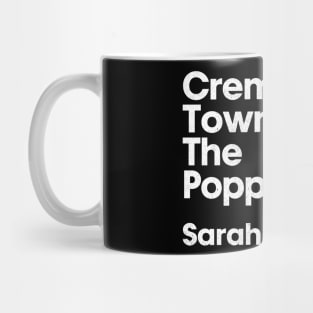 Sarah 006 - Cremation Town - Minimalist Fan Design Mug